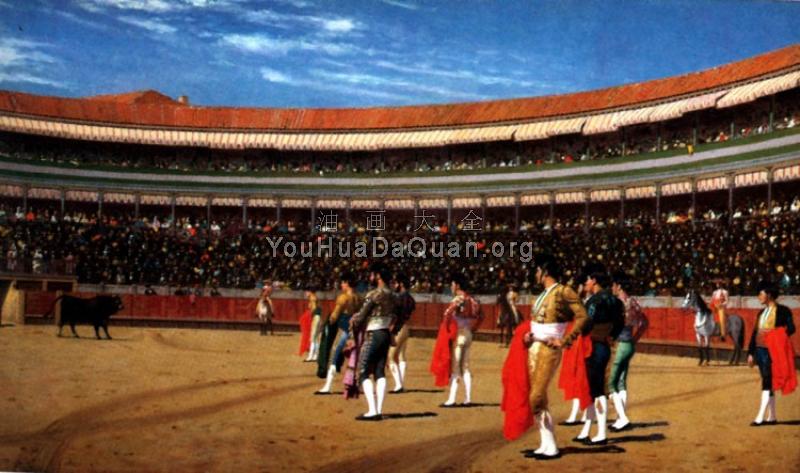 The Entry of the Bull - 让·莱昂·杰罗姆